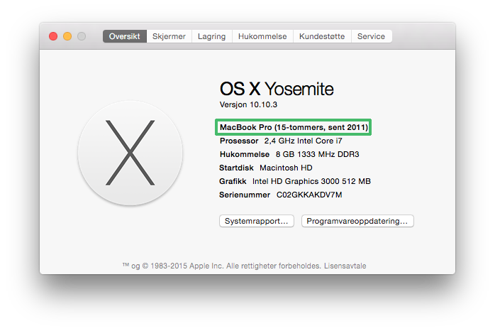 hvordan oppdatere til el capitan 2